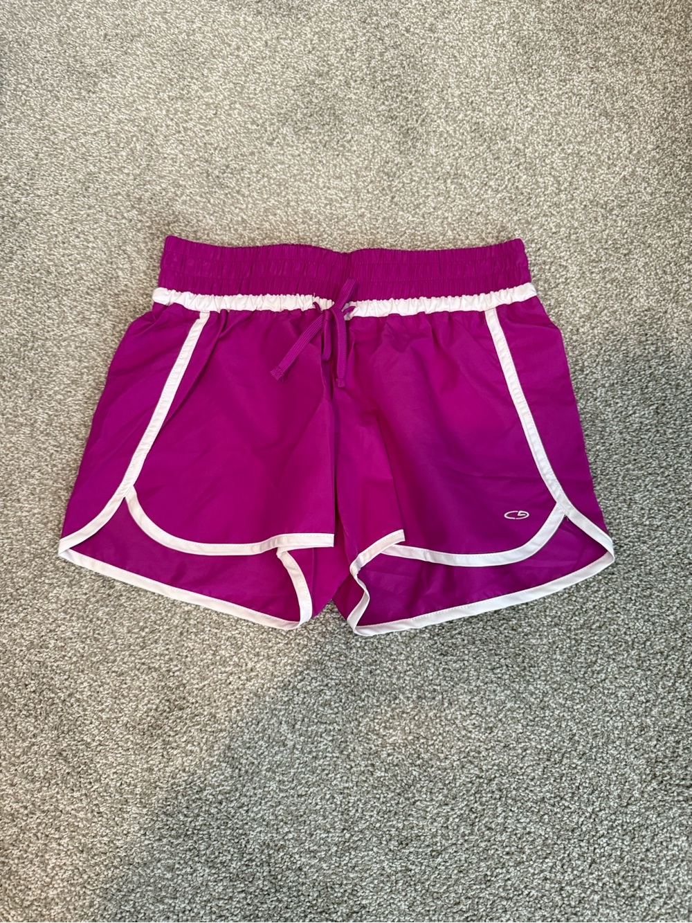 Champion Bright Fuchsia Athletic Shorts with White Tag